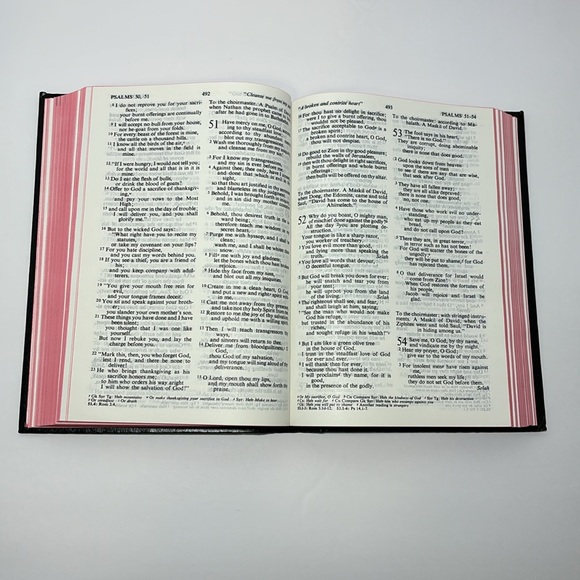 Holy Bible Revised Standard Version 1980 Inscription Inside Revised King James - Picture 7 of 15